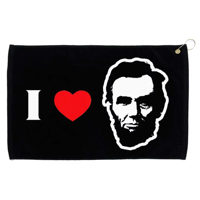 4th Of July Abraham Lincoln Grommeted Golf Towel