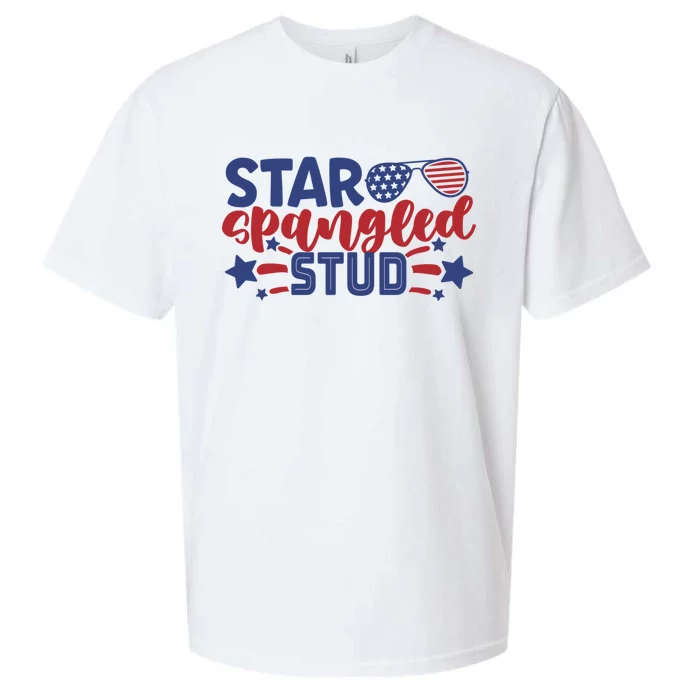 4th Of July Star Spangled Stud Matching 4th Of July Ideas Funny Gift Sueded Cloud Jersey T-Shirt