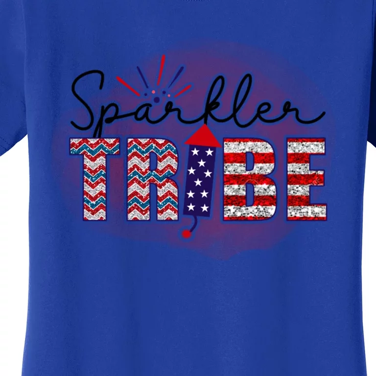 4th Of July Clothes And Accessories Sparkler Tribe Cool Gift Women's T-Shirt