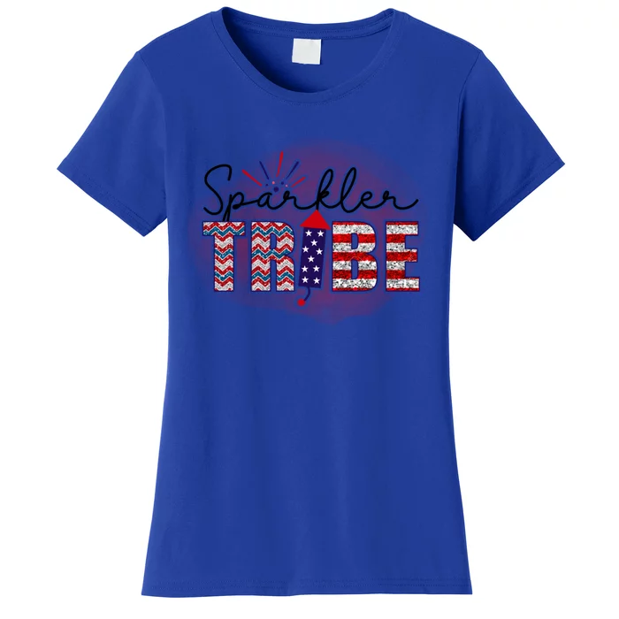 4th Of July Clothes And Accessories Sparkler Tribe Cool Gift Women's T-Shirt