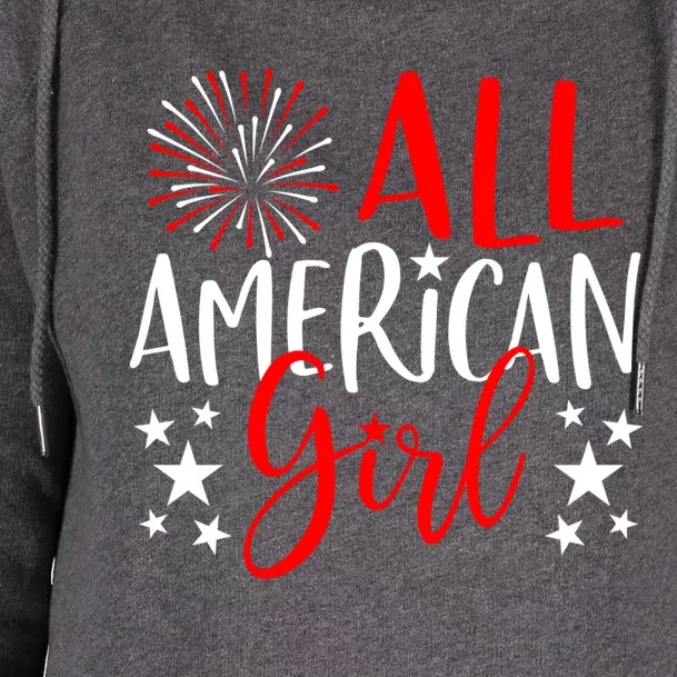 4th Of July Family Matching Gift Allamerican Meaningful Gift Womens Funnel Neck Pullover Hood