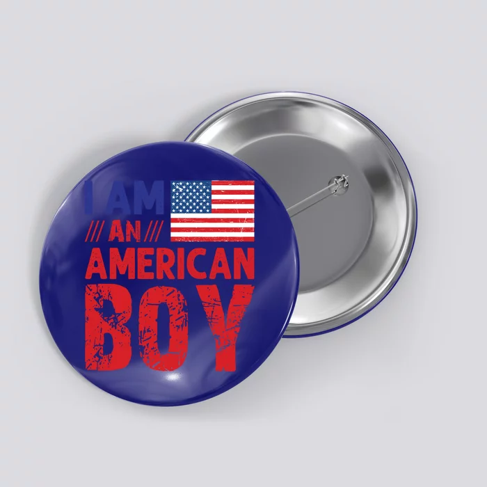 4th Of July An American Celebrating Independence Day Gift Button