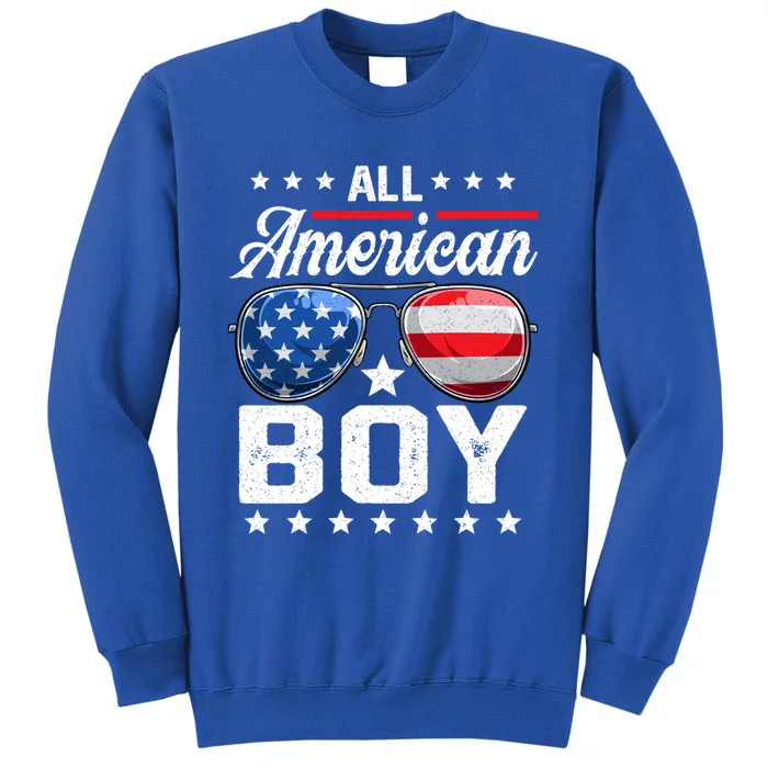 4th Of July Fathers Day Sunglasses All American Flag Gift Sweatshirt