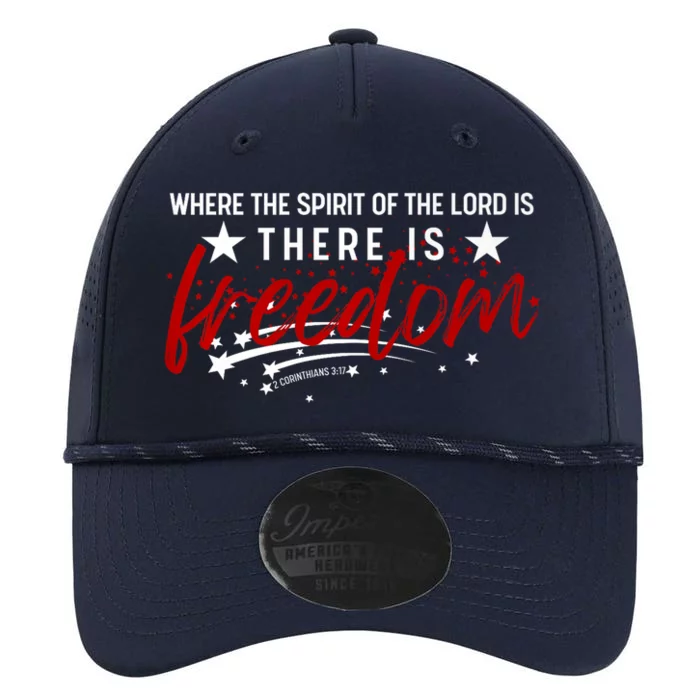 4th Of July Faith & Freedom Stars Bible Verse Christian Premium Performance The Dyno Cap