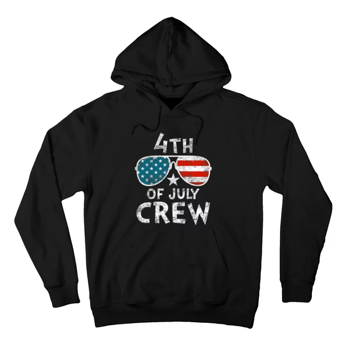 4th Of July Crew Matching Family Funny Fourth Of July Group Hoodie