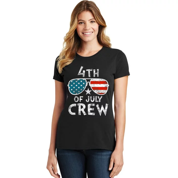 4th Of July Crew Matching Family Funny Fourth Of July Group Women's T-Shirt