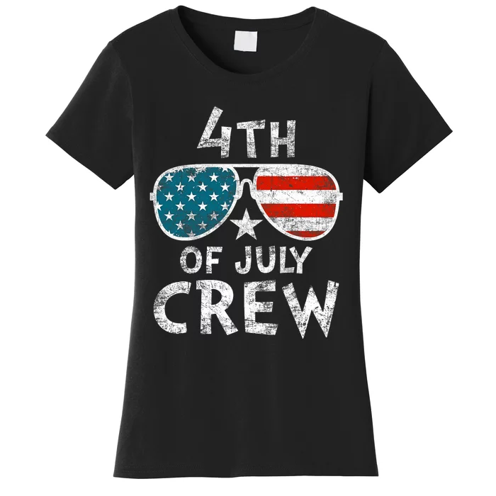 4th Of July Crew Matching Family Funny Fourth Of July Group Women's T-Shirt