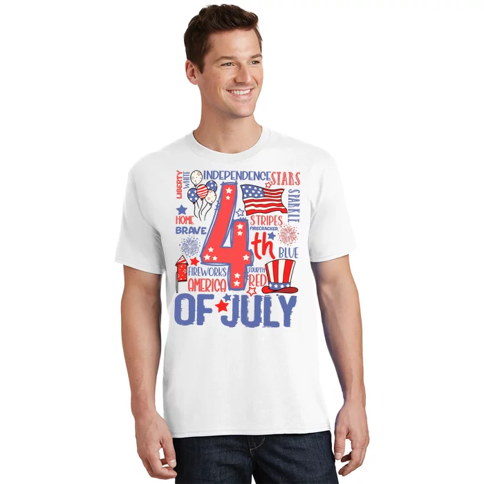 4th Of July Stars And Stripes T-Shirt