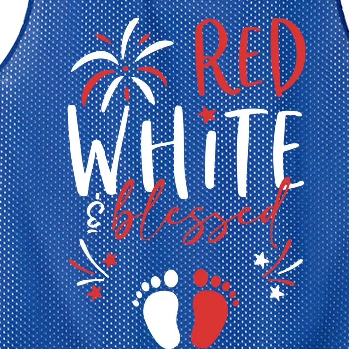 4th Of July Pregnancy Dress Cute Patriotic Reveal Gift Mesh Reversible Basketball Jersey Tank