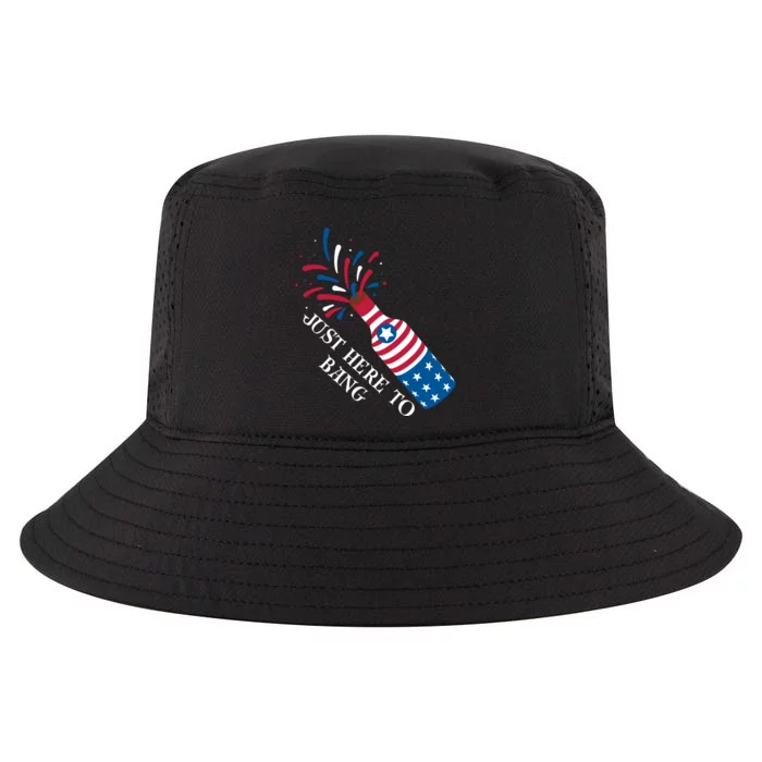 4th Of July Just Here To Bang Cool Comfort Performance Bucket Hat