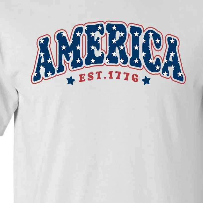 4th Of July America Est 1776 4th July Tall T-Shirt