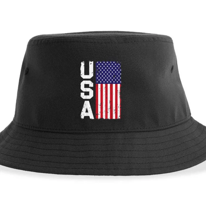 4th Of July Celebration Independence Freedom America Vintage Sustainable Bucket Hat