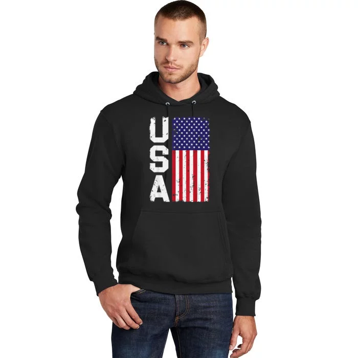 4th Of July Celebration Independence Freedom America Vintage Tall Hoodie