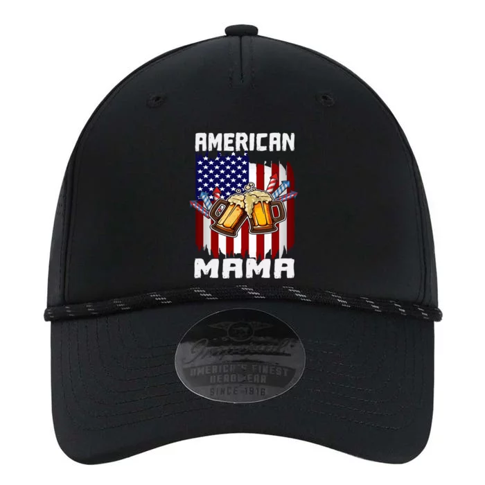 4th Of July Proud American Mama Us Flag Pride Fireworks Gift Performance The Dyno Cap