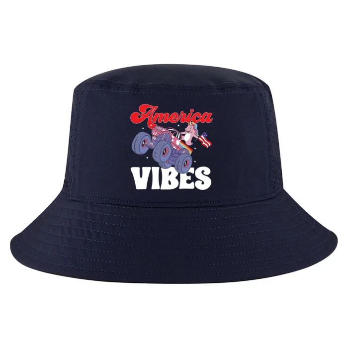 4th Of July America Vibes Gift Cool Comfort Performance Bucket Hat