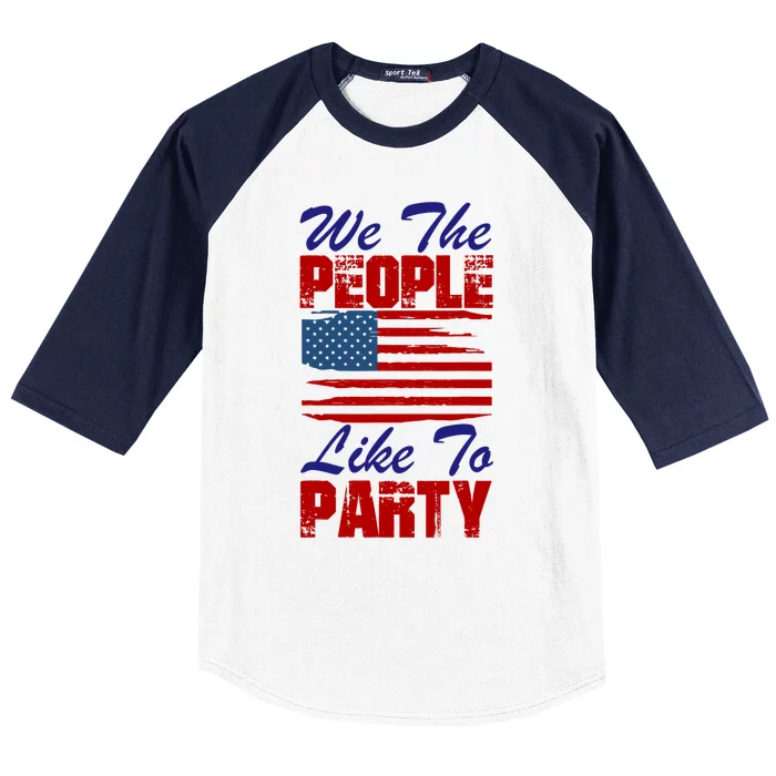 4th of July for Patriotic American Baseball Sleeve Shirt