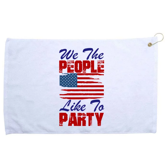 4th of July for Patriotic American Grommeted Golf Towel