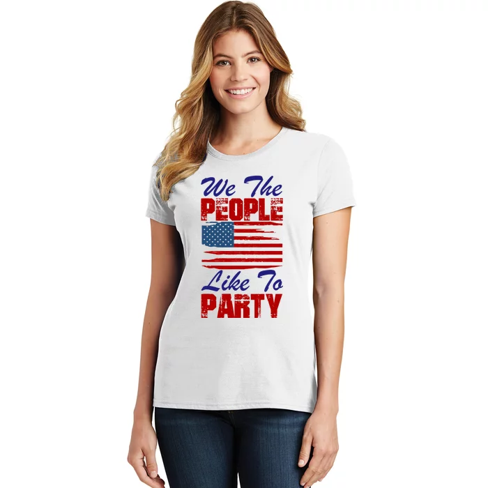 4th of July for Patriotic American Women's T-Shirt