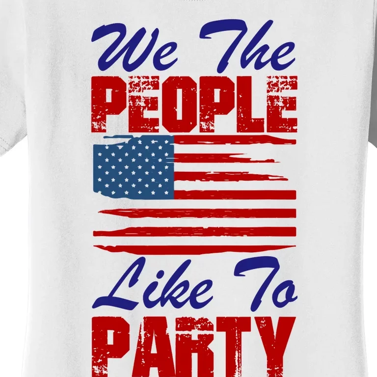 4th of July for Patriotic American Women's T-Shirt