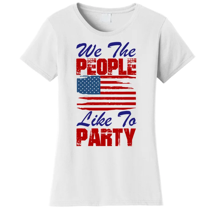 4th of July for Patriotic American Women's T-Shirt