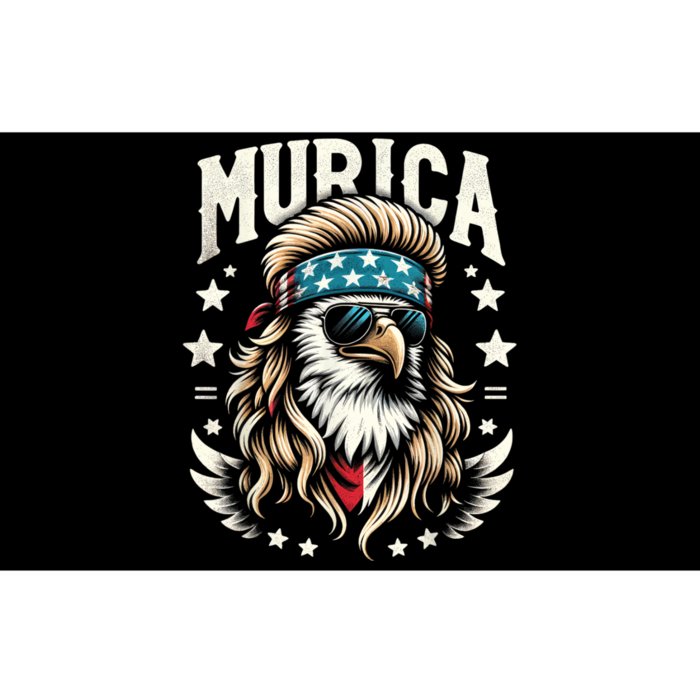 4th Of July Bald Eagle Mullet Murica Usa Usa Merica Bumper Sticker