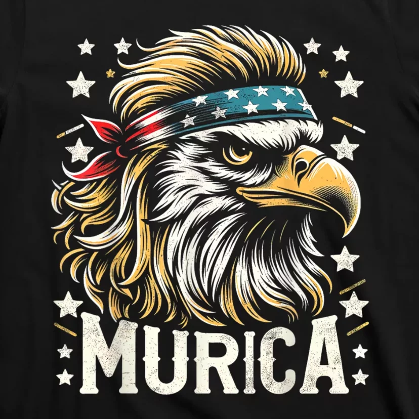 4th Of July Bald Eagle Mullet Murica Usa Usa Merica T-Shirt