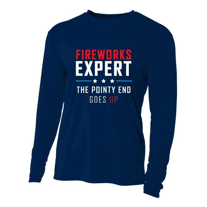 4th Of July Gifts By Albaspirit Fireworks Director If I Run You Run Gift Cooling Performance Long Sleeve Crew