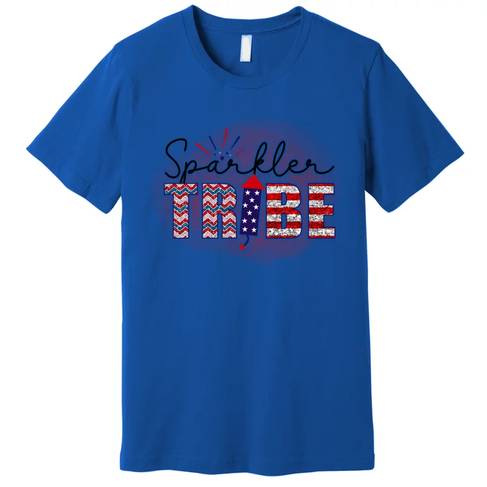 4th Of July Clothes And Accessories Sparkler Tribe Gift Premium T-Shirt