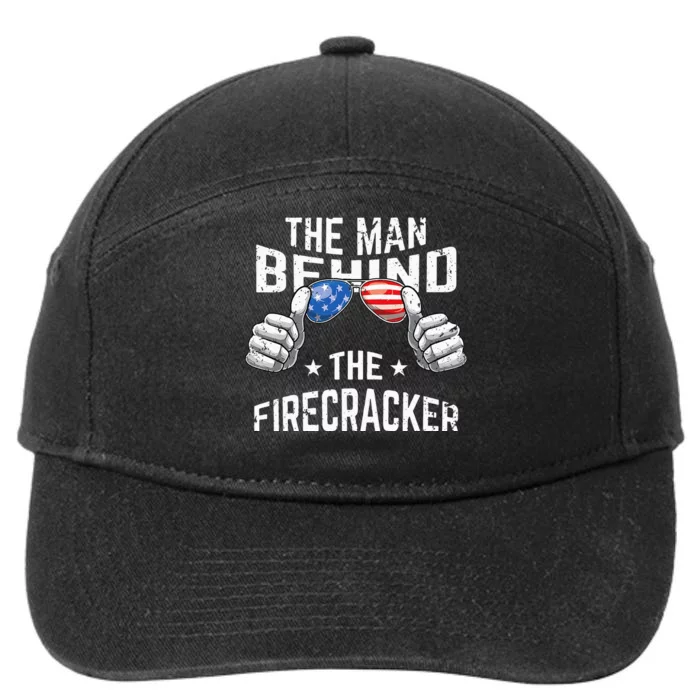 4th Of July Pregnancy The Man Behind The Firecracker 7-Panel Snapback Hat