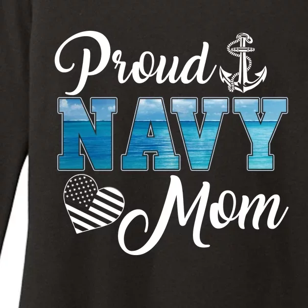 4th Of July Proud Na Vy Mom Sailor Mom Womens CVC Long Sleeve Shirt