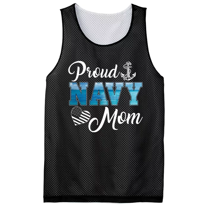 4th Of July Proud Na Vy Mom Sailor Mom Mesh Reversible Basketball Jersey Tank