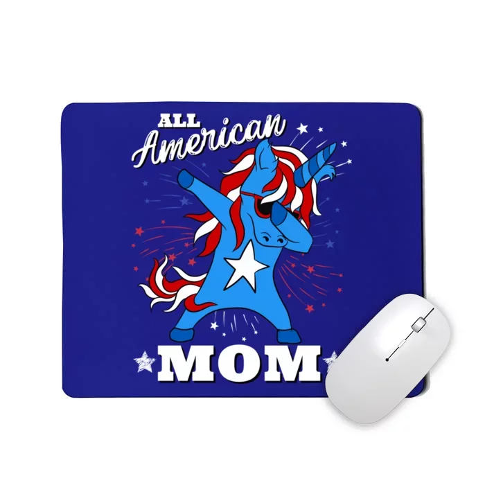 4th Of July Family Matching Outfit Unicorn Allamerican Mom Funny Gift Mousepad