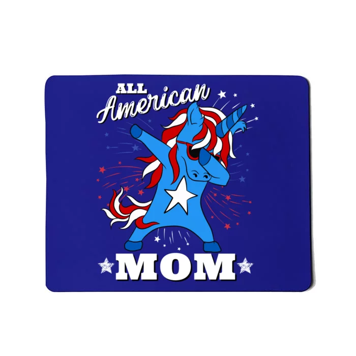 4th Of July Family Matching Outfit Unicorn Allamerican Mom Funny Gift Mousepad