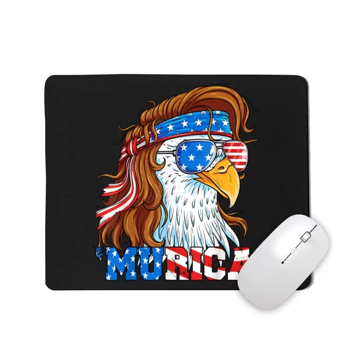 4th Of July Bald Eagle Mullet Murica Usa Usa Merica Mousepad