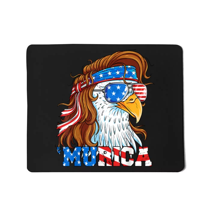 4th Of July Bald Eagle Mullet Murica Usa Usa Merica Mousepad