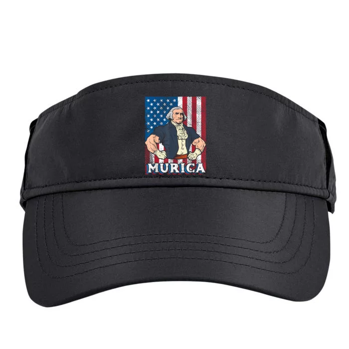 4th Of July Bald Eagle Mullet Murica Usa Usa Merica Adult Drive Performance Visor