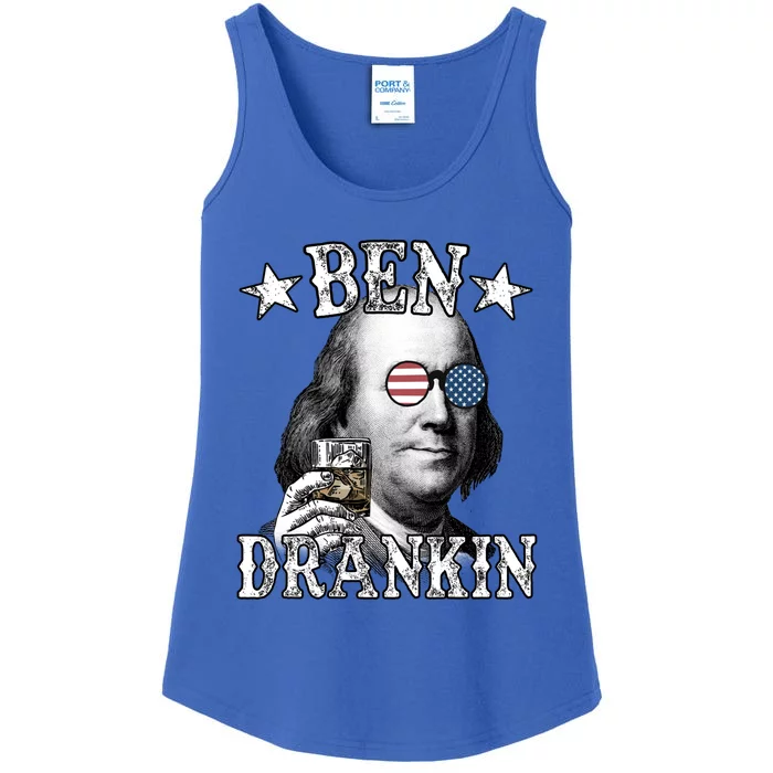 4th Of July Ben Drankin Benjamin Franklin Gift Ladies Essential Tank