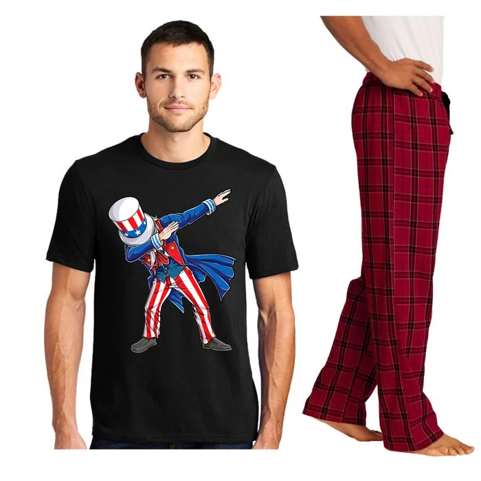 4th Of July For Dabbing Uncle Sam Pajama Set