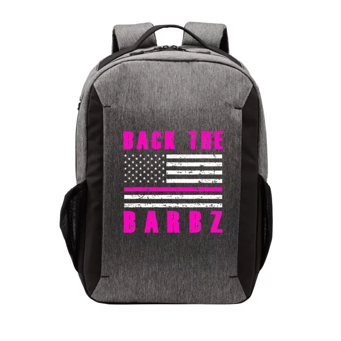 4Th Of July Back The Barbz Flag Love Barbs Vector Backpack