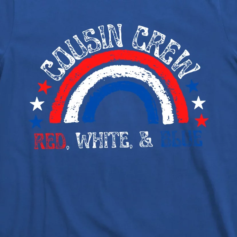 4th Of July Cousin Crew Red White And Blue Cousin Crew Gift T-Shirt