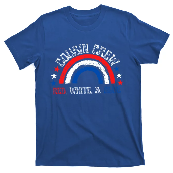 4th Of July Cousin Crew Red White And Blue Cousin Crew Gift T-Shirt