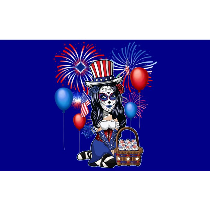 4th Of July Cute Anime Sugar Skull Ga Teen Gift Bumper Sticker