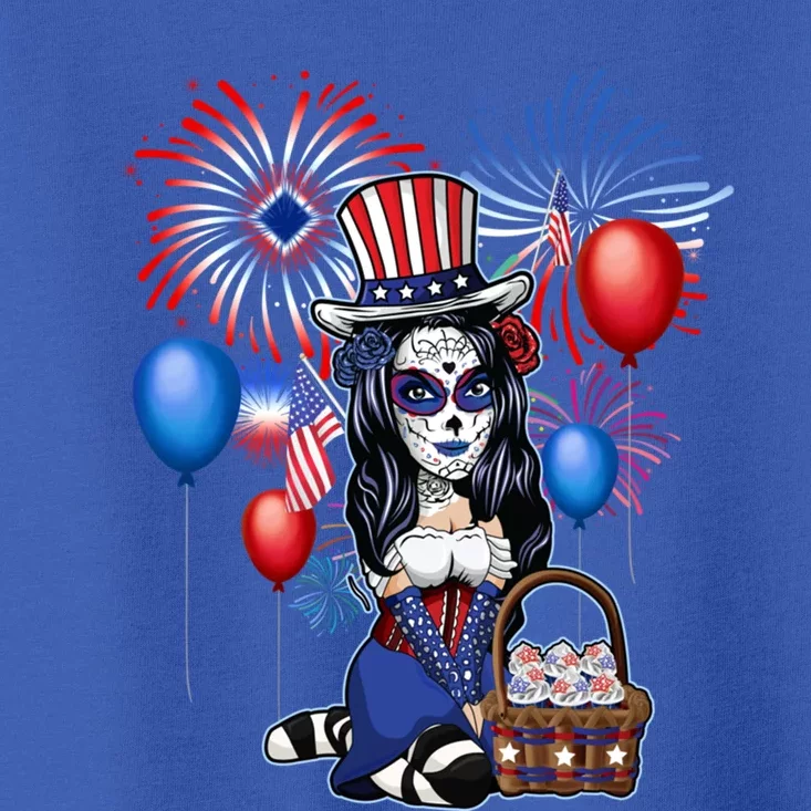 4th Of July Cute Anime Sugar Skull Ga Teen Gift Toddler T-Shirt