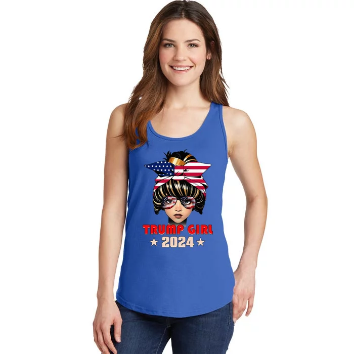 4th Of July Trump 45 47 Trump Girl 2024 Ladies Essential Tank