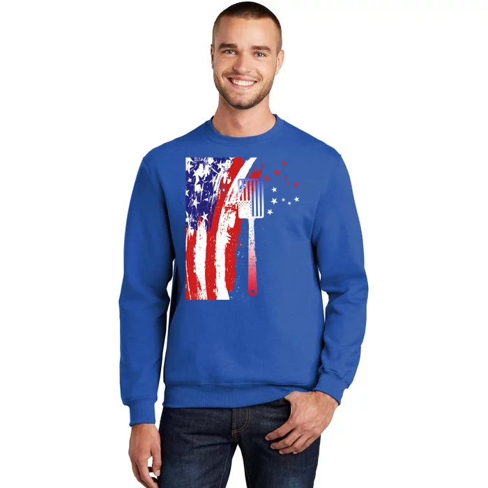 4th Of July Patriotic Usa American Flag Bbq 4th Of July Gift Sweatshirt