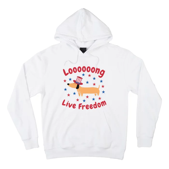 4th Of July Dachshund Dog Mom Hoodie