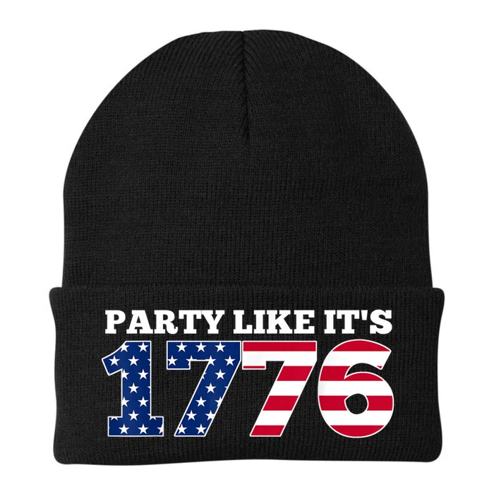 4Th Of July Party Like 1776 4th Of July Knit Cap Winter Beanie