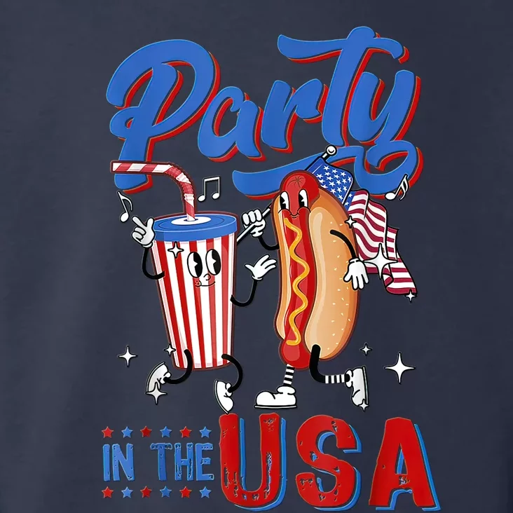 4th Of July Food Party In The USA Funny Hot Dog Lover Shirt Toddler Hoodie