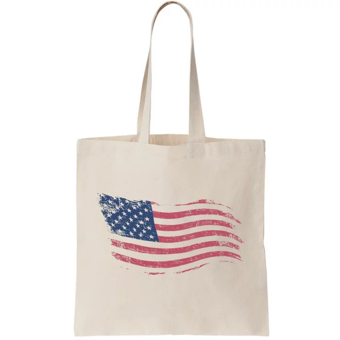 4th Of July Vintage USA Flag Tote Bag