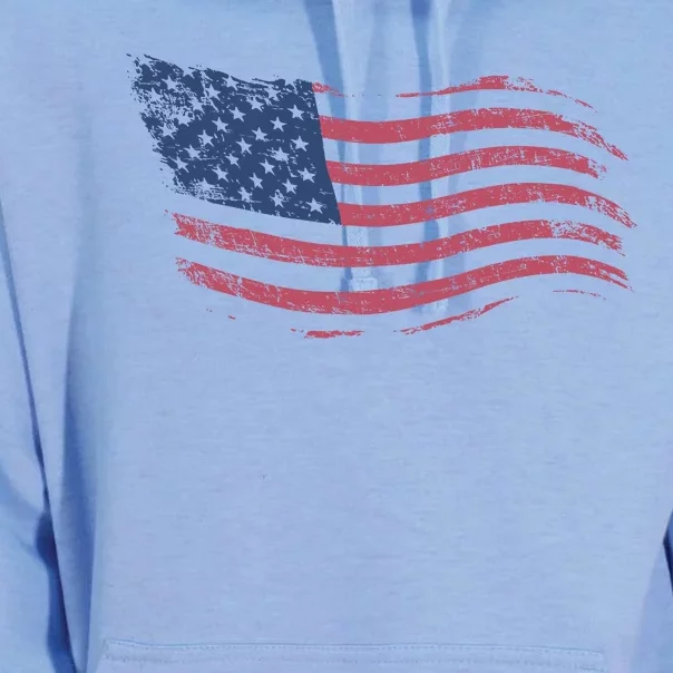 4th Of July Vintage USA Flag Unisex Surf Hoodie